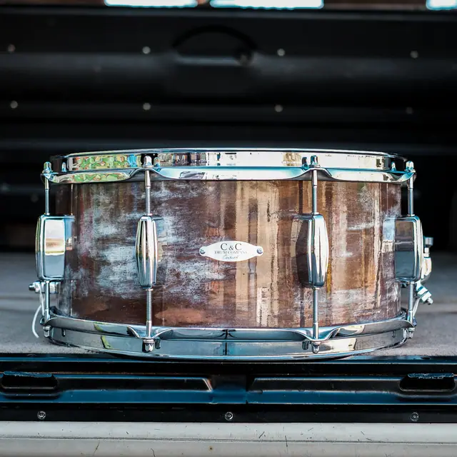 C&C · Copper over Steel Relic Snare Drum · 14x7