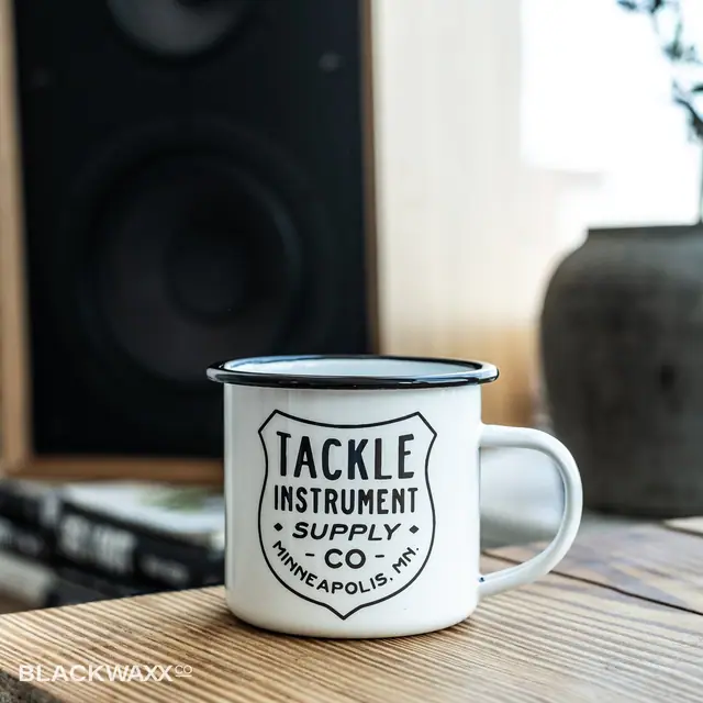 Tackle Instruments · Metal Enamel Coffee Mug