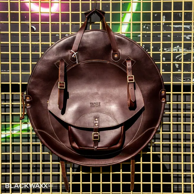 Tackle Instruments · Leather Cymbal Backpack · 22" or 24"